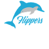 Flipper Jumping Dolphin Logo lettrage