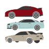 Stacked cars