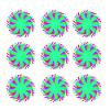 Illusion Goa Circle Pattern