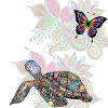 turtle and butterfly
