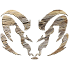 Aries Wood Zodiac Tattoo