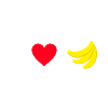 I love bananas