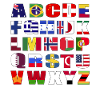 Pays Drapeaux Alphabet