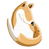 Fox With Baby Jeg Graviditet Jeg Børn Gave
