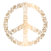 Peace sign motif
