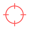 Visor, sighting - crosshair