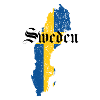 Zweden silhouet Zweedse gift