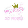 20ème anniversaire cadeau princesse