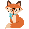 Geek Fox With Glasses