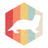 Otter Wassermarder Retro Cadeau