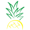 Pineapple Sketch – Fresh Fruit Graphic