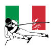 Ski Alpine Italy flag
