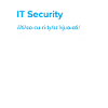 IT Security Noun Shirt