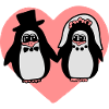 penguin wedding