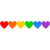 Bunte Herzen