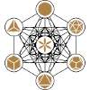 Metatrons Cube, Platonic Solids, Flower of Life
