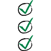 Three Checkmarks