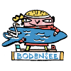 Bodensee Surfer Cartoon