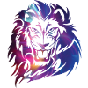 Fantasy lion face mane