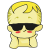baby sunglasses blond