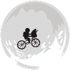 astronaut bike moon universe