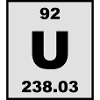 Uranium (U) (element 92)