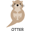 Cute otter gift idea