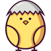 cute easter chick hatched recently