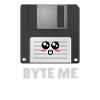 Byte Me Cute Diskette Pun
