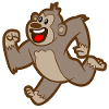 sweet running monkey