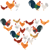 Chicken Animal Chickens Gift · Crazy