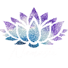 Namaste Lotusblüte bunt Muster Pattern