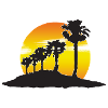Sunset mit eigenem Text