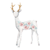 Cerf de fleurs