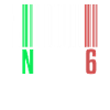 1N23456 Motorcycle Gear One Down Five Up Barcode