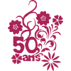 50 ans fleur anniversaire