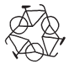 Fahrrad im Kreis