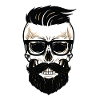 Crâne de papa barbu