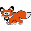 Doux renard Kindermotiv