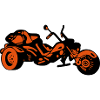 Chopper Inferno – Comic Style Trike