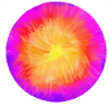 Batik tie-dye hippies