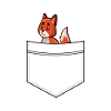 Fox in pocket