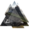 Triangle geometry landscape Dolomites