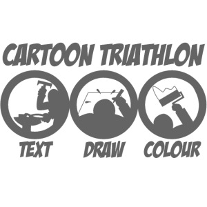 Cartoon Triathlon von TSEKA