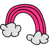 Kinderzeichnungen: Regenbogen