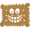 biscuit smile cookie dry cake