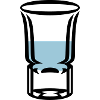 Schnapsglas / shot glass (2c)