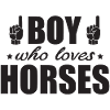 Boy Who Loves Horses