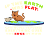 Chat drôle flatearth
