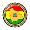 Bolivia Flag Map